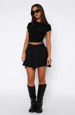 Flirty Looks Mini Skirt Black