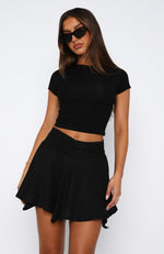 Flirty Looks Mini Skirt Black