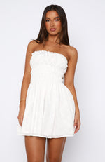 Girly Girl Mini Dress White