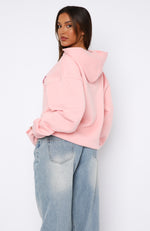 Sweet As Ever Oversized Hoodie Light Pink