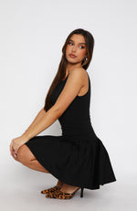 Bring Them To Me Mini Dress Black