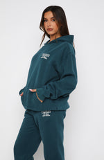 Sport Edition Oversized Hoodie Pine