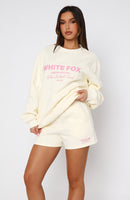 Manifest It Oversized Sweater Cream