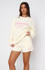 Manifest It Oversized Sweater Cream