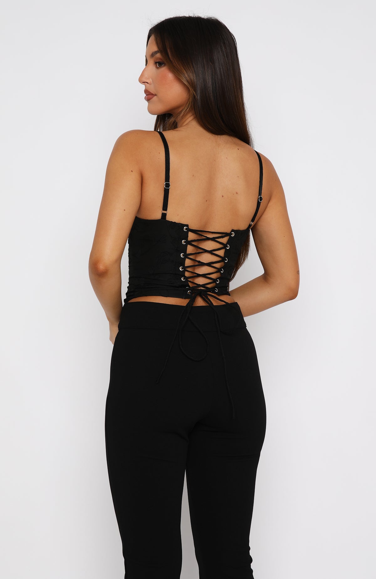 aym【bibiy】FLORENCE BUSTIER Black Flounce Bustier Midi Dress – POST MERIDIEM
