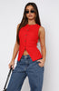 At The Races Vest Top Red