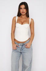 Tangled Together Bustier Off White