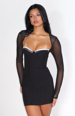 Ignoring Me Mini Skort Black