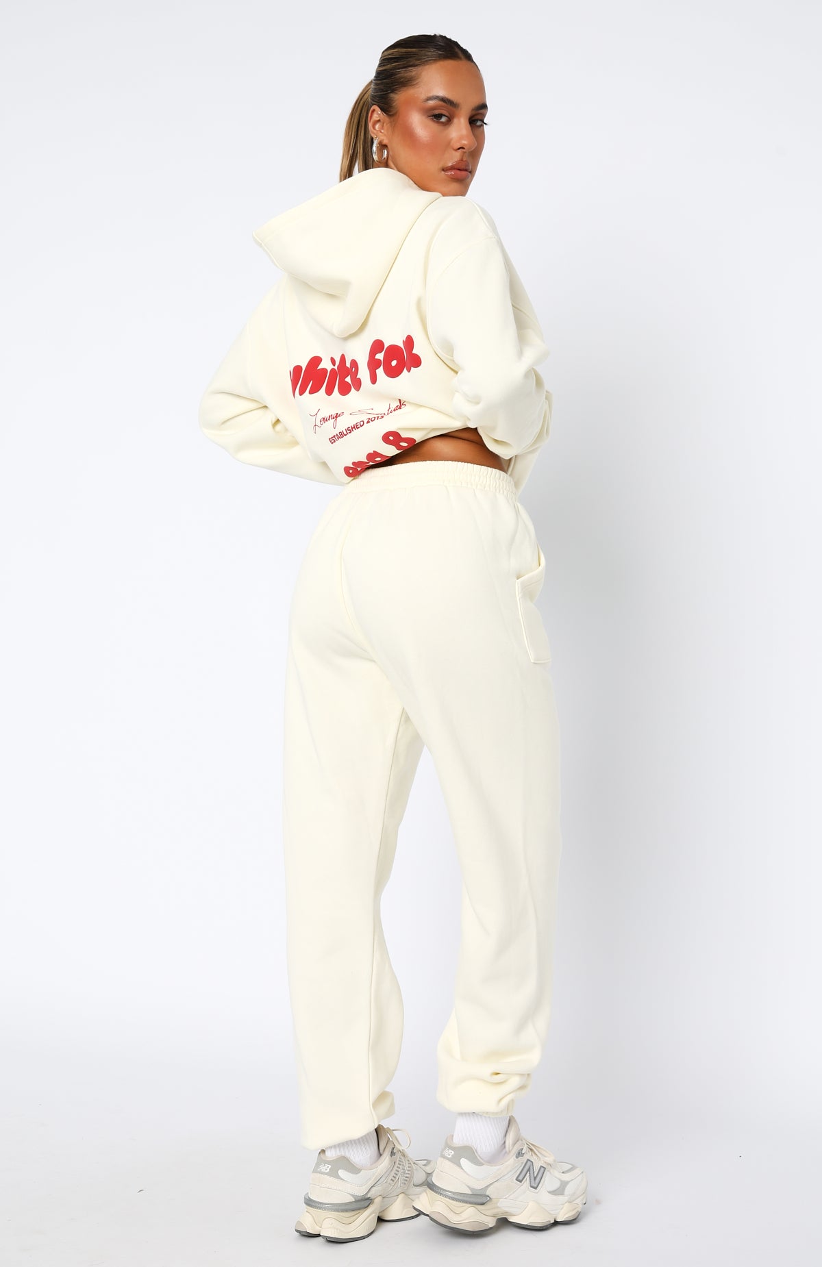Era 8 Sweatpants Cherry Cream | White Fox Boutique US