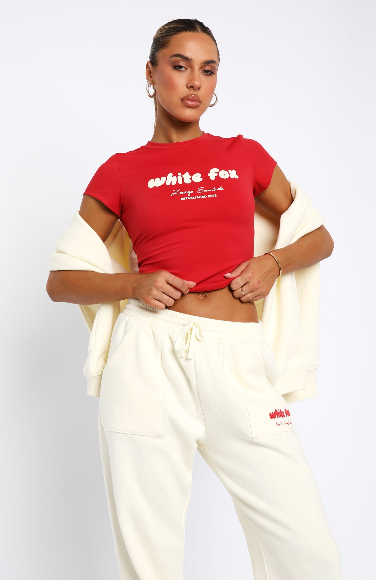 Era 8 Baby Tee Salsa | White Fox Boutique US Era 8 Baby Tee Salsa | White Fox Boutique US