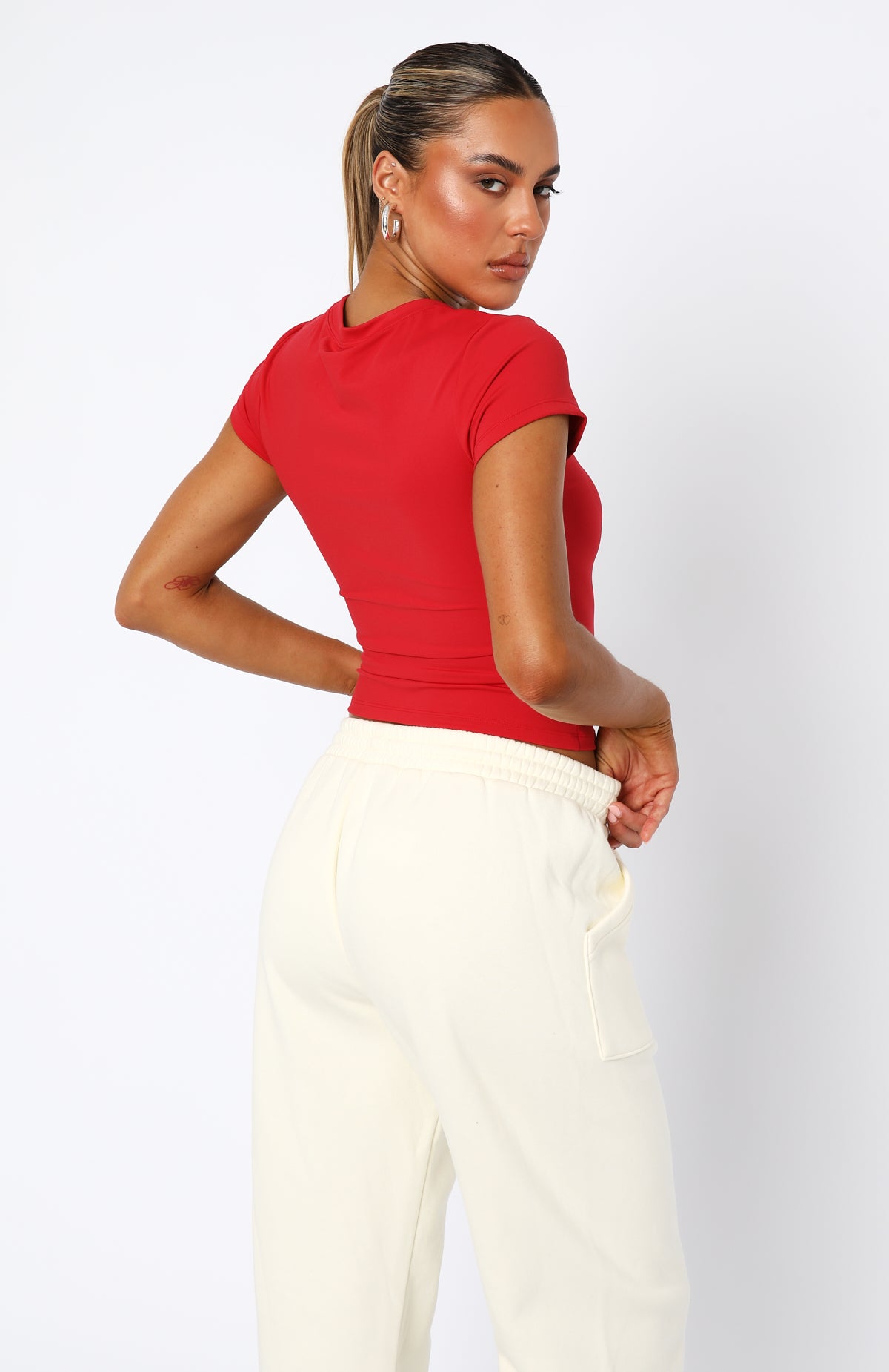 Era 8 Baby Tee Salsa | White Fox Boutique US