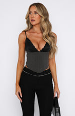 Addicted To Love Bustier Black