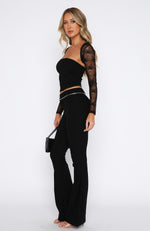 We're A Match Pants Black