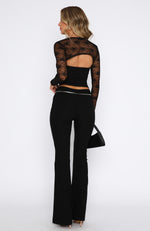 We're A Match Pants Black