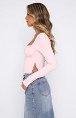 It's Not You Long Sleeve Top Baby Pink