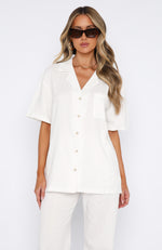 Comes In Waves Shirt White