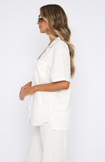 Comes In Waves Shirt White