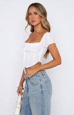 Lover Of You Top White