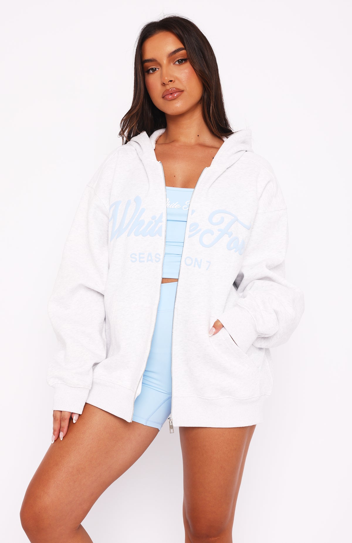 Season 7 Zip Front Hoodie Dawn | White Fox Boutique US