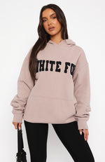 Shout It Out Oversized Hoodie Cinnamon