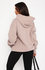 Shout It Out Oversized Hoodie Cinnamon