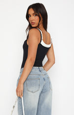 Not Worth It Bodysuit Black