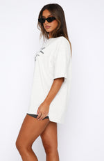 Let's Change It Up Oversized Tee Grey Marle