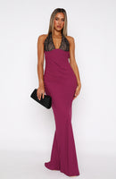 Beyond The Stars Maxi Dress Plum