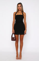 It's Up To Me Halter Mini Dress Black | White Fox Boutique US It's Up To Me Halter Mini Dress Black | White Fox Boutique US