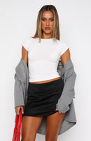 It's Go Time Mini Skirt Black