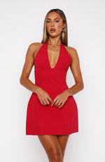 Feelings For You Mini Dress Red