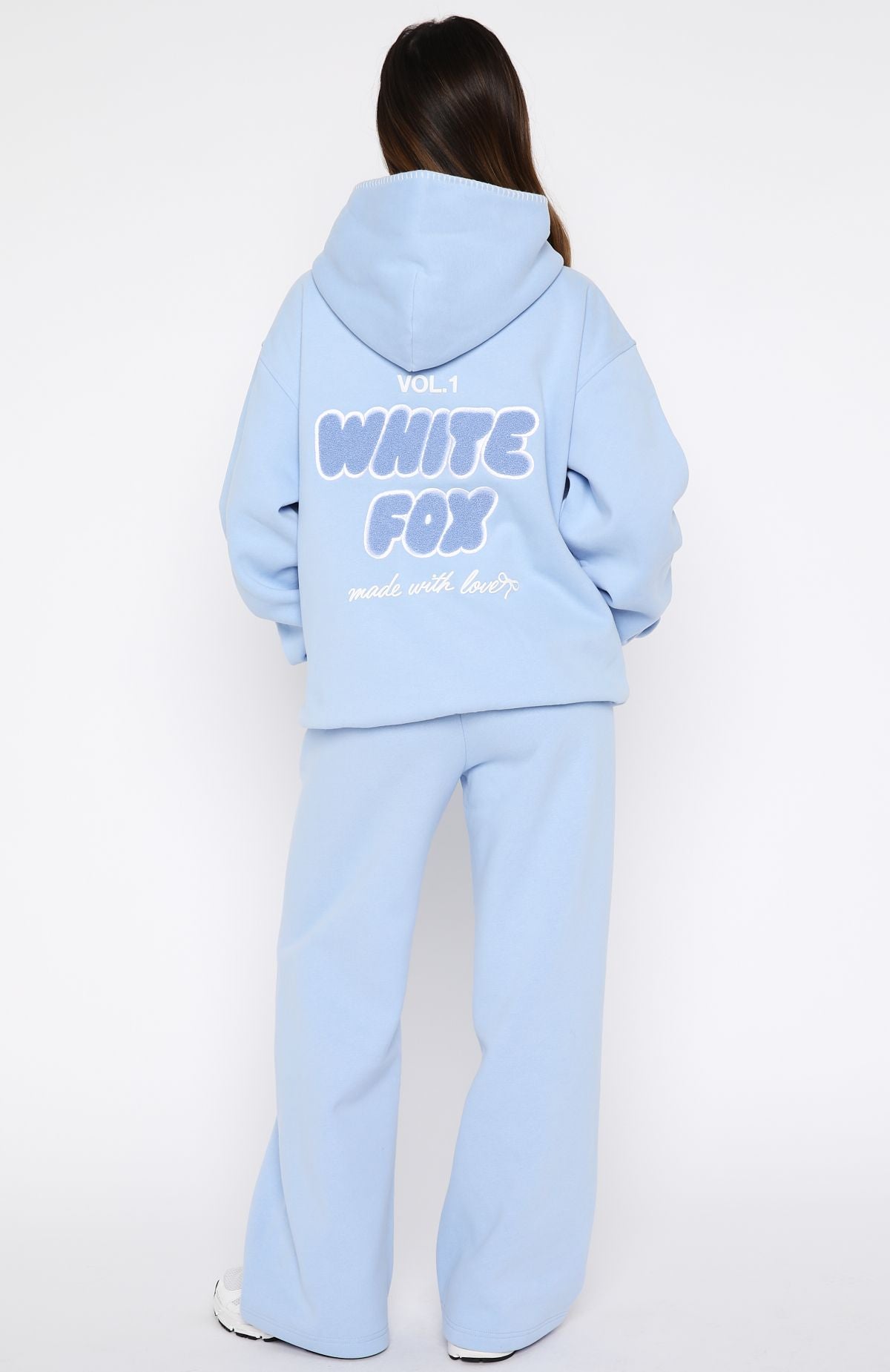 Vol. 1 Wide Leg Sweatpants Blue | White Fox Boutique US