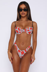 Belmont Bottoms Gingham Red Floral