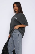 Offstage Oversized Tee Charcoal