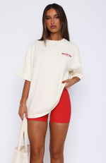 Offstage Oversized Tee Off White