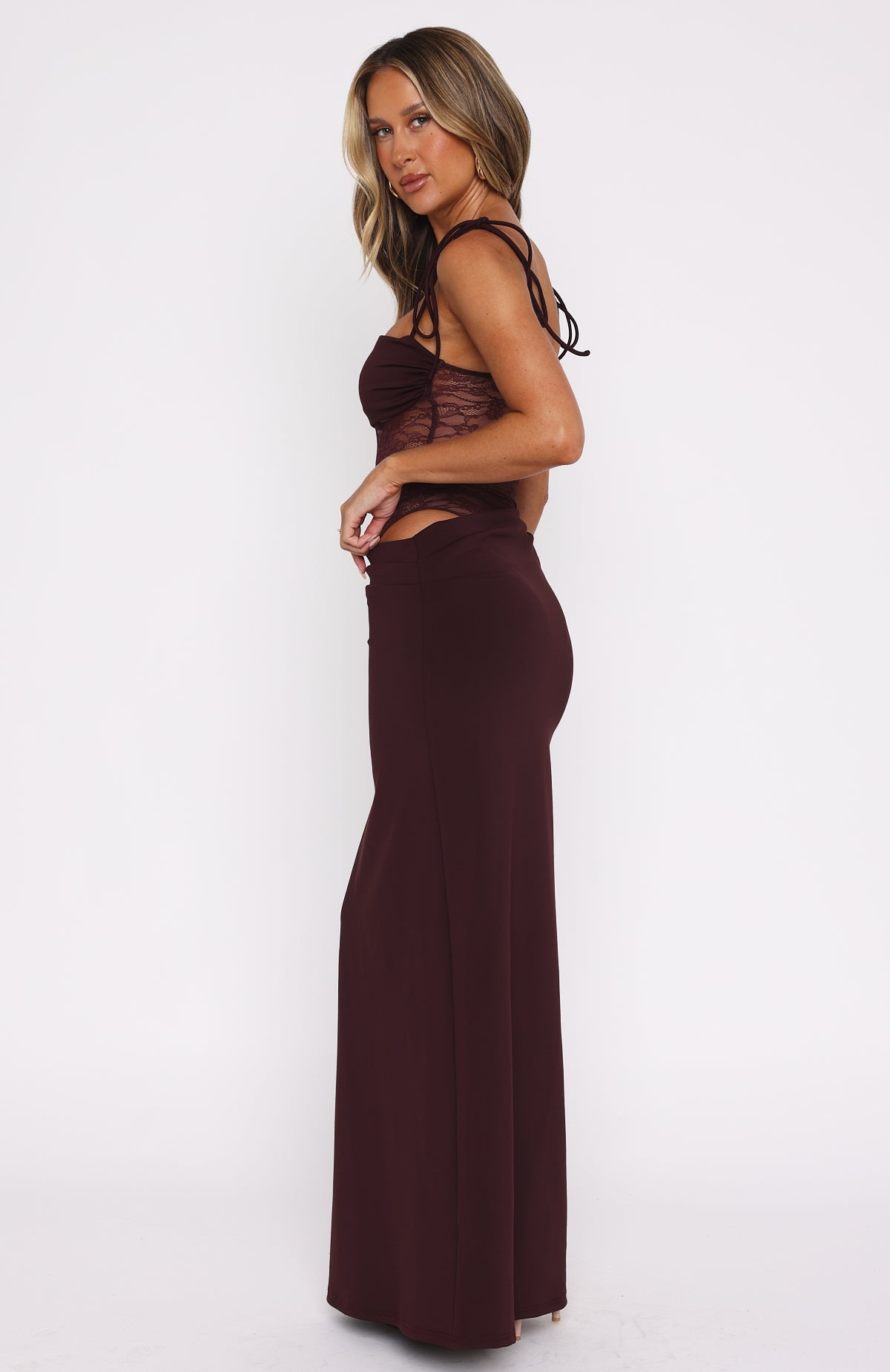 Compliment Me Maxi Dress Burgundy Compliment Me Maxi Dress Burgundy
