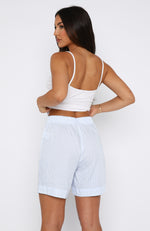 Louis Pyjama Shorts Blue Stripe