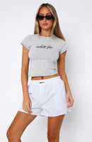 The Original Baby Tee Grey Marle