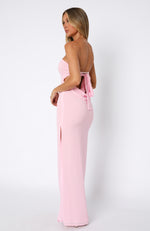 Leave You Alone Maxi Dress Baby Pink