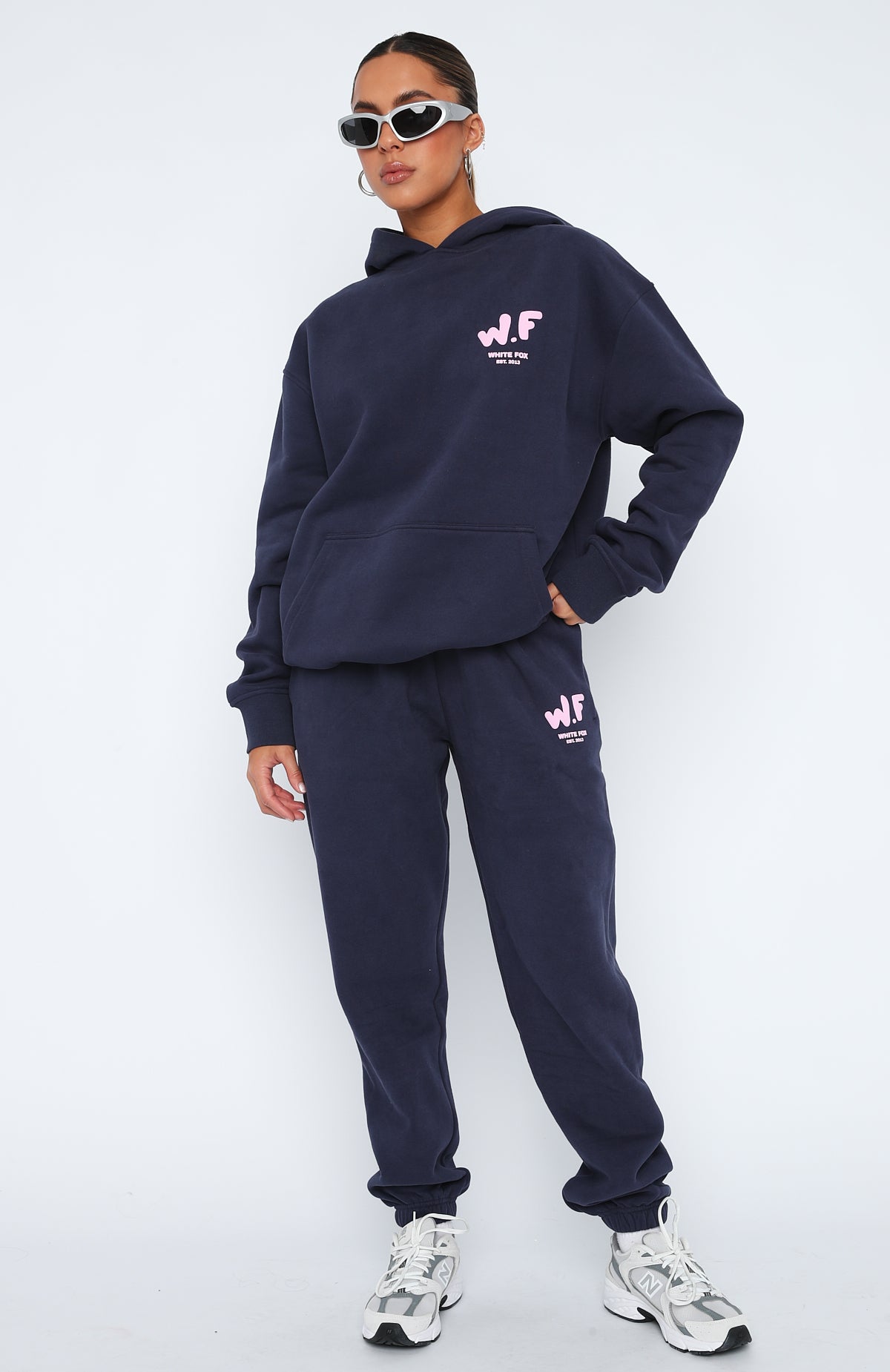 The New Standard Oversized Hoodie Navy | White Fox Boutique US