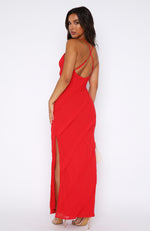 From Another World Maxi Dress Red