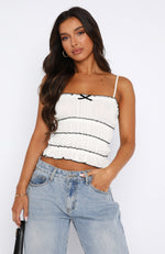 Like Never Before Top White