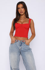 Feel Good Top Red