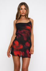 Dune Mini Dress Sangria Floral