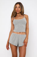 Bedtime Story Pyjama Shorts Grey