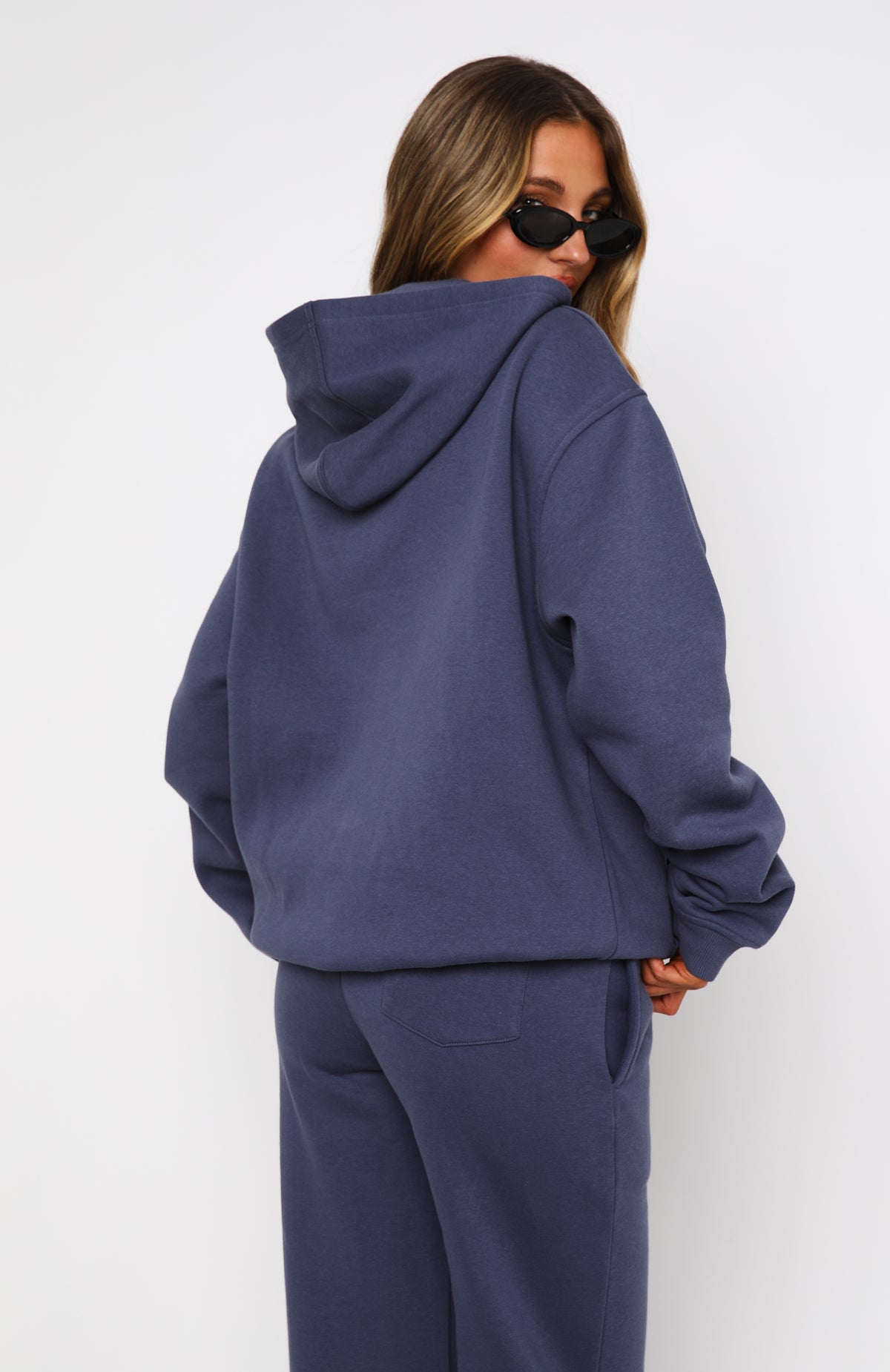 Match Your Words Oversized Hoodie Navy | White Fox Boutique US