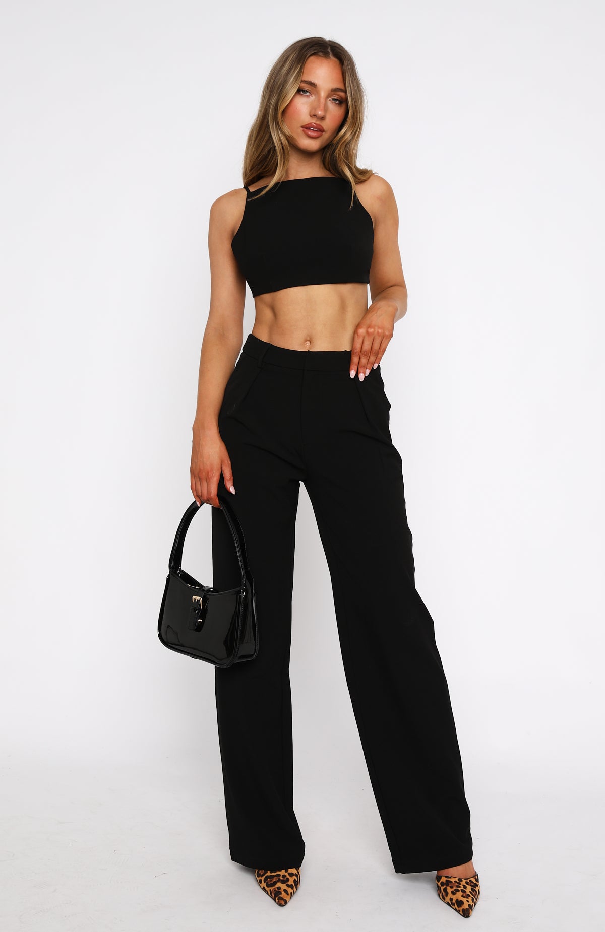 One For The Team Pants Black | White Fox Boutique US