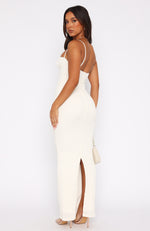 Hate To Love Maxi Dress Cream