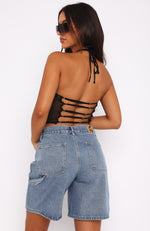 Line Of Fire Top Black