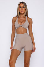 High Definition Sports Bra Taupe
